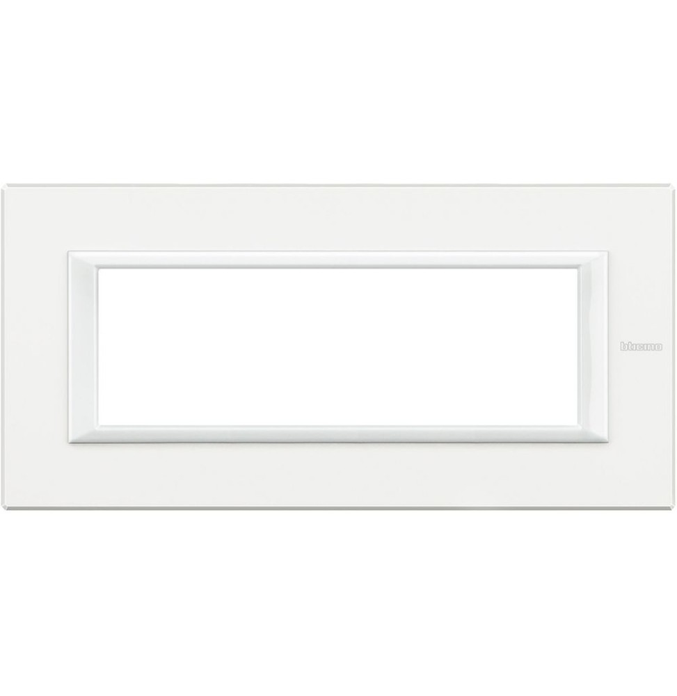 Placca in metallo Bianca Bticino Axolute 6 Posti HA4806HD