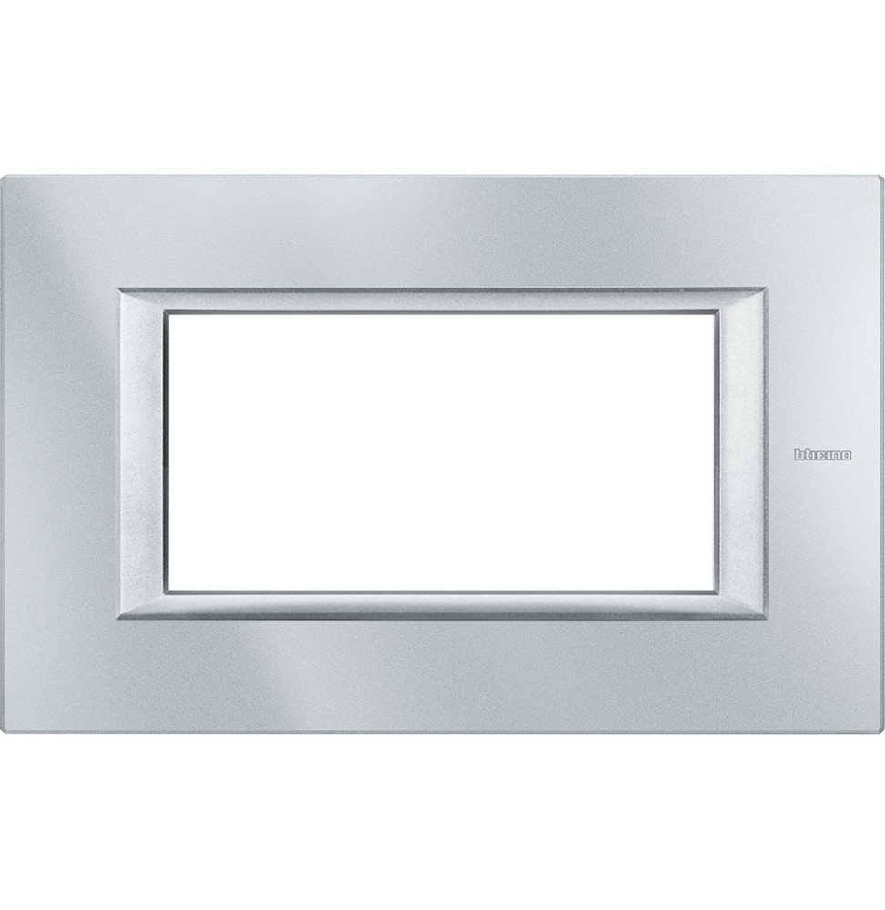 Placca in metallo Tech Bticino Axolute 4 Posti HA4804HC