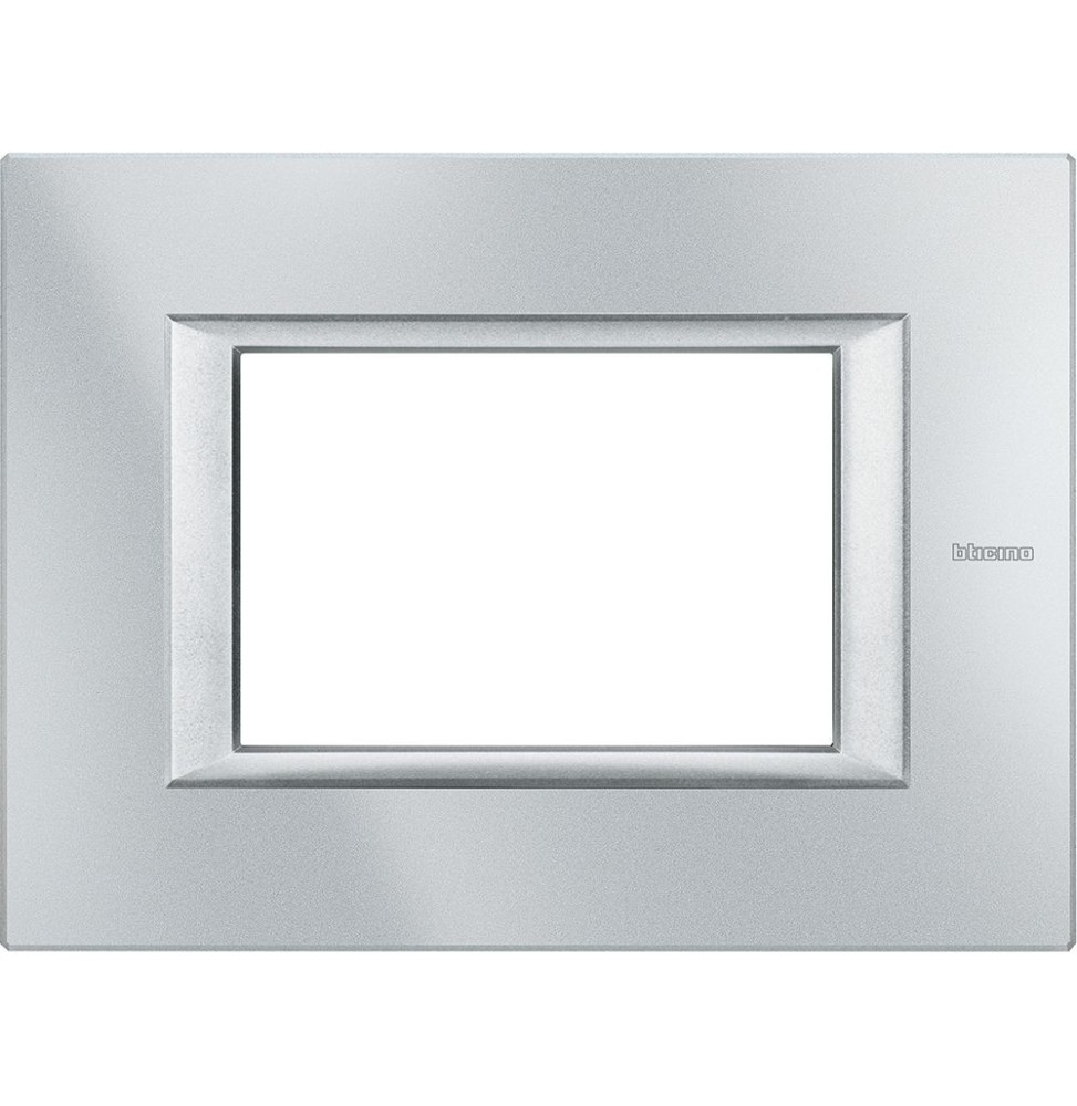 Placca in metallo Tech Bticino Axolute 3 Posti HA4803HC