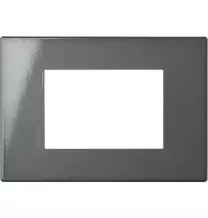 Placca Bticino Axolute Air 3 posti Antracite HW4803HS