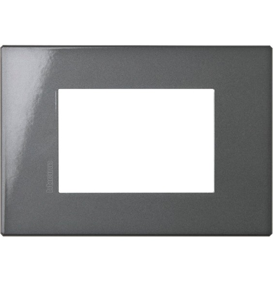 Placca Bticino Axolute Air 3 posti Antracite HW4803HS