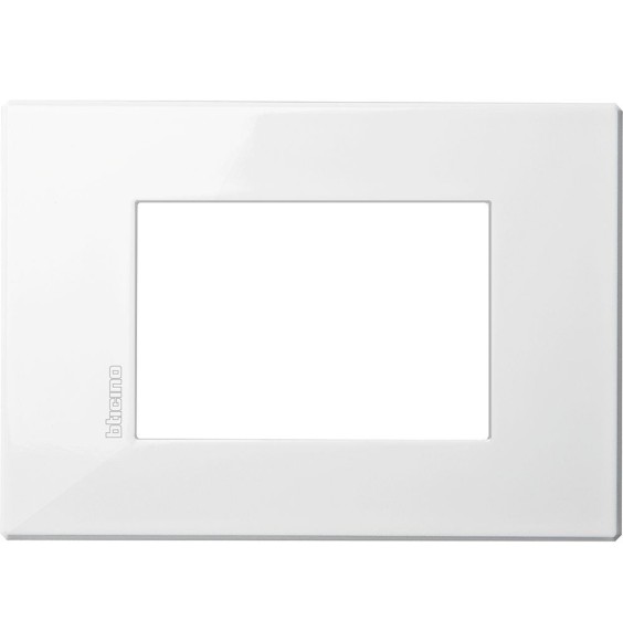 Placca Bticino Axolute Air 3 posti Bianca HW4803HD