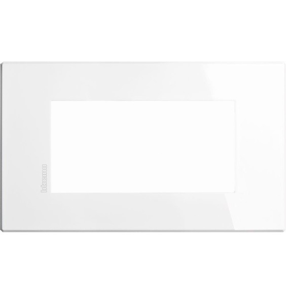 Placca Bticino Axolute Air 4 posti Bianca HW4804HD