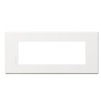 Placca Bticino Axolute Air 6 posti Bianco Opaco HW4806AW
