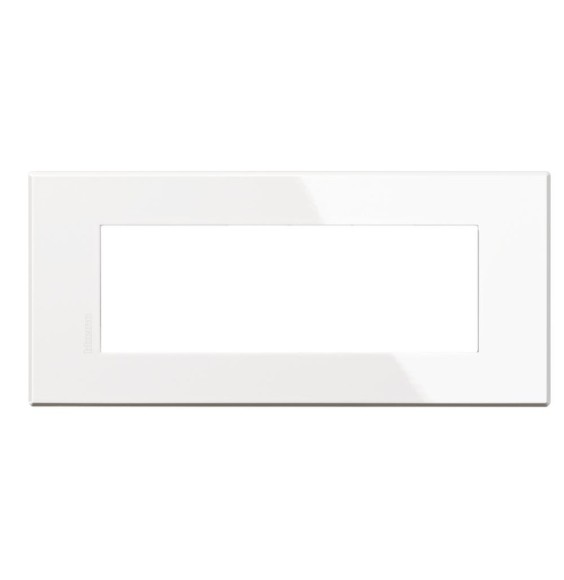 Placca Bticino Axolute Air 6 posti Bianca HW4806HD