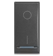 Interruttore Bipolare Illuminabile 16A Bticino Axolute Scura HS4002