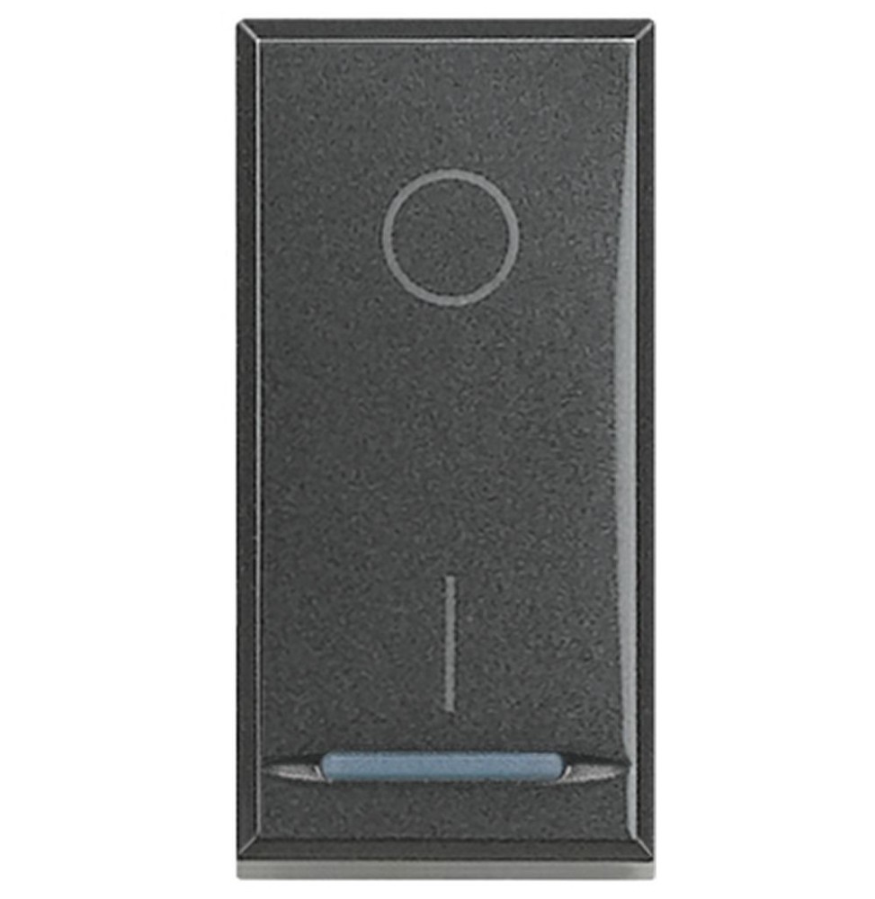 Interruttore Bipolare Illuminabile 16A Bticino Axolute Scura HS4002