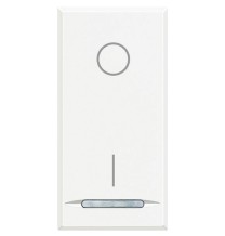 Interruttore Bipolare Illuminabile 16A Bticino Axolute Bianca HD4002