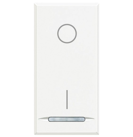 Interruttore Bipolare Illuminabile 16A Bticino Axolute Bianca HD4002