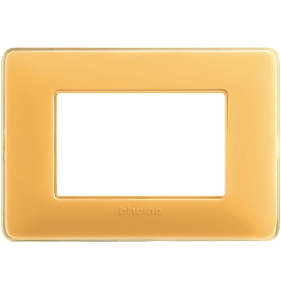 Placca 3 posti Bticino Matix Ambra AM4803CAB