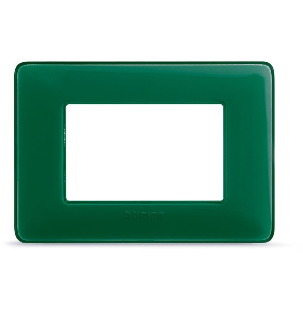 Placca 3 posti Bticino Matix Smeraldo AM4803CVS