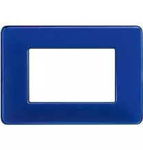 Placca 3 posti Bticino Matix Cobalto AM4803CBU