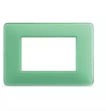 Placca 3 posti Bticino Matix Tè Verde AM4803CVC