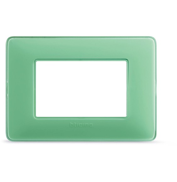 Placca 3 posti Bticino Matix Tè Verde AM4803CVC