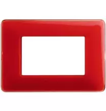 Placca 3 posti Bticino Matix Corallo AM4803CRD