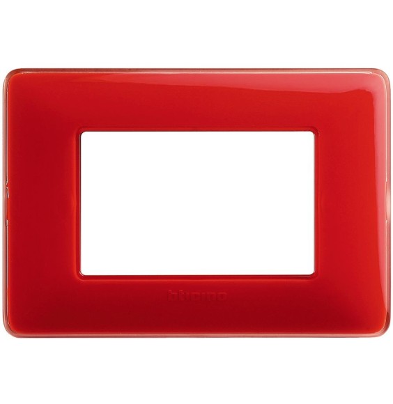 Placca 3 posti Bticino Matix Corallo AM4803CRD