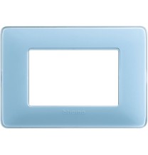 Placca 3 posti Bticino Matix Turchese AM4803CAR