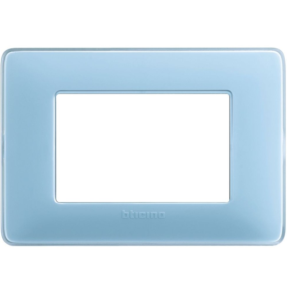Placca 3 posti Bticino Matix Turchese AM4803CAR