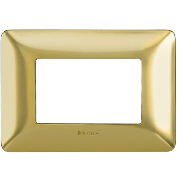 Placca 3 posti Bticino Matix Oro Satinato AM4803GOS