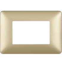 Placca 3 posti Bticino Matix Gold AM4803MGL