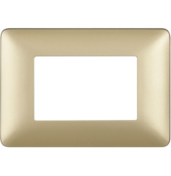 Placca 3 posti Bticino Matix Gold AM4803MGL