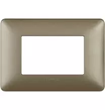 Placca 3 posti Bticino Matix Titanium AM4803MTA