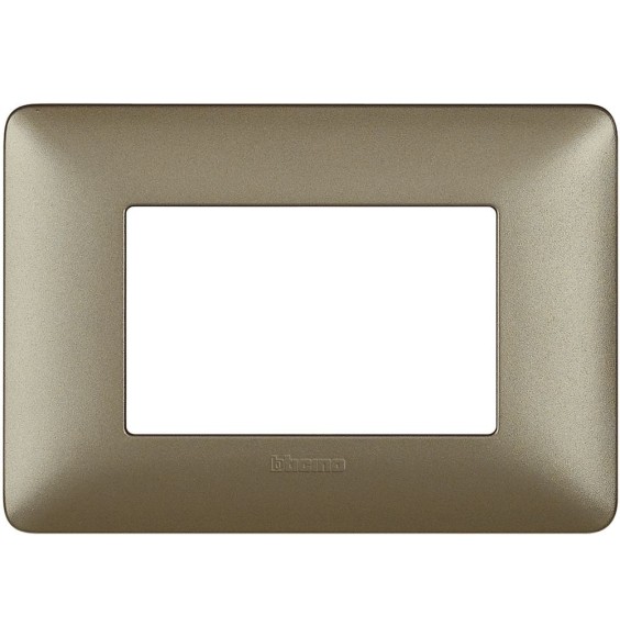 Placca 3 posti Bticino Matix Titanium AM4803MTA