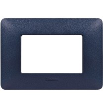 Placca 3 posti Bticino Matix Blu Mercurio AM4803TBM