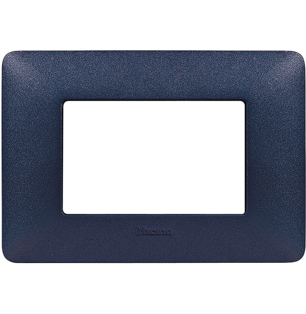 Placca 3 posti Bticino Matix Blu Mercurio AM4803TBM