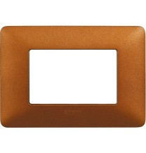 Placca 3 posti Bticino Matix Rosso Terra AM4803TRT