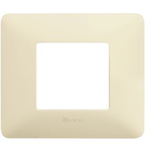 Placca 2 posti Bticino Matix Avorio AM4802BAV