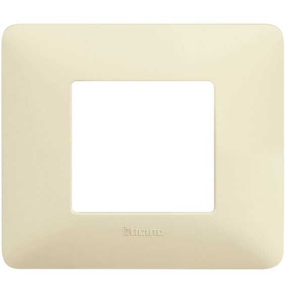 Placca 2 posti Bticino Matix Avorio AM4802BAV