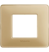 Placca 2 posti Bticino Matix Avorio Reflex AM4802CAV