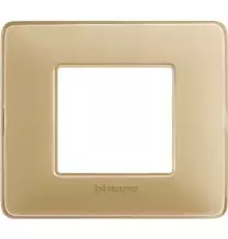 Placca 2 posti Bticino Matix Avorio Reflex AM4802CAV