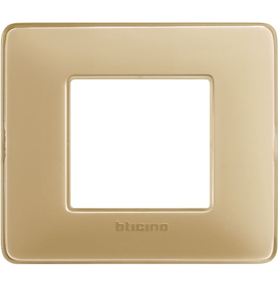 Placca 2 posti Bticino Matix Avorio Reflex AM4802CAV