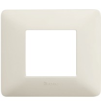 Placca 2 posti Bticino Matix Cenere AM4802BCN