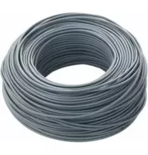 Cavo elettrico  unipolare FS17 antifiamma 1X2,5mmq Grigio Matassa 100 Mt