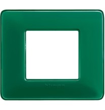 Placca 2 posti Bticino Matix Smeraldo AM4802CVS