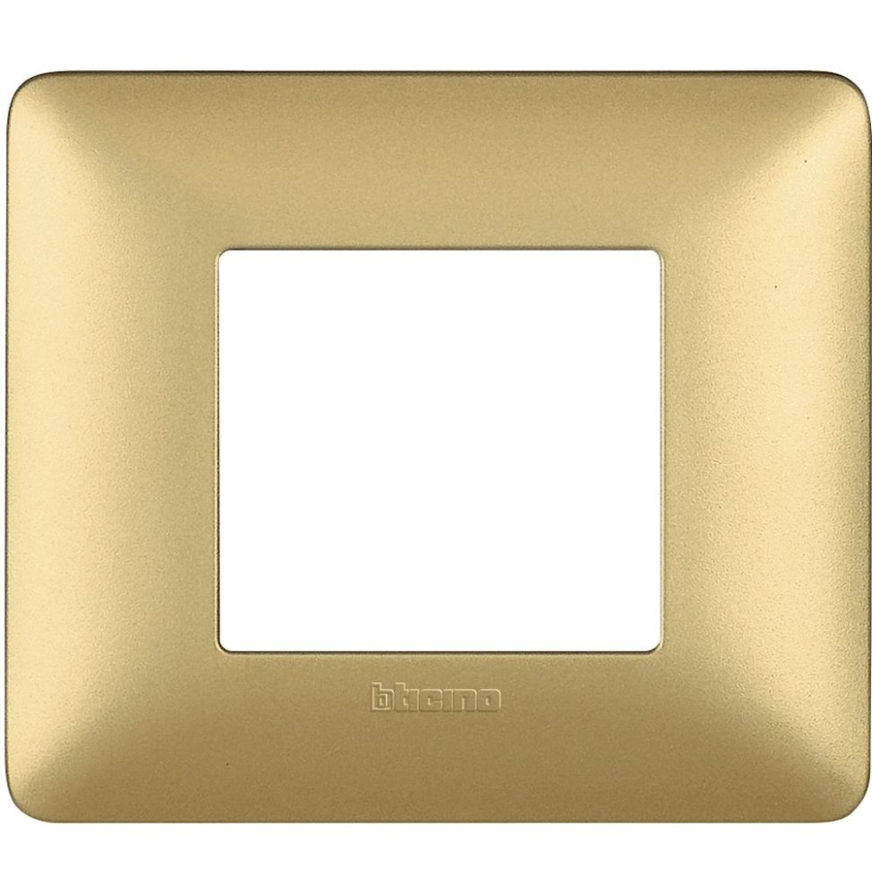 Placca 2 posti Bticino Matix Gold AM4802MGL