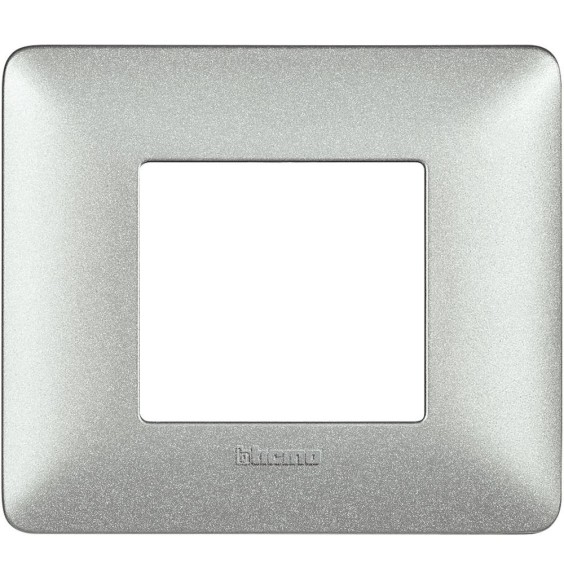 Placca 2 posti Bticino Matix Bianco Calce AM4802TBC