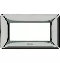 Placca 4 posti Bticino Matix Cromo lucido AM804GCR