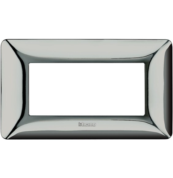 Placca 4 posti Bticino Matix Cromo lucido AM804GCR
