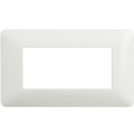 Placca 4 posti Bticino Matix Bianca AM4804BBN