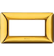 Placca 4 posti Bticino Matix Oro Lucido AM4804GOR