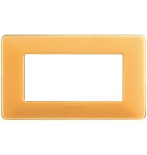 Placca 4 posti Bticino Matix Ambra AM4804CAB
