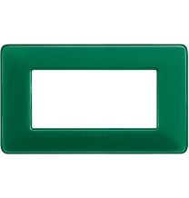 Placca 4 posti Bticino Matix Smeraldo AM4804CVS