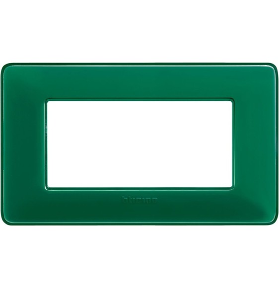 Placca 4 posti Bticino Matix Smeraldo AM4804CVS