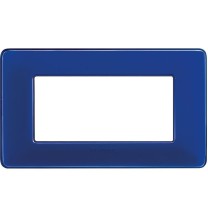 Placca 4 posti Bticino Matix Cobalto AM4804CBU