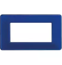 Placca 4 posti Bticino Matix Cobalto AM4804CBU