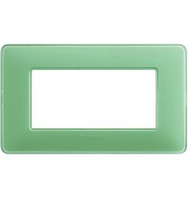 Placca 4 posti Bticino Matix Tè Verde AM4804CVC